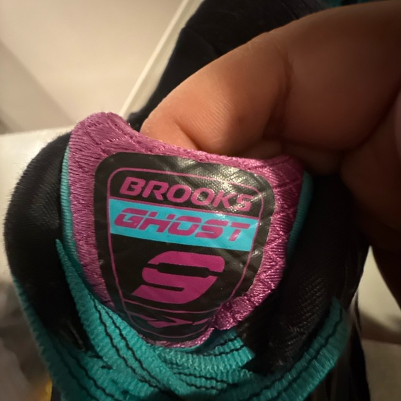 BROOKS 'GHOST 9' Purple Blue Granite Sneakers Size 8 - Picture 7 of 7